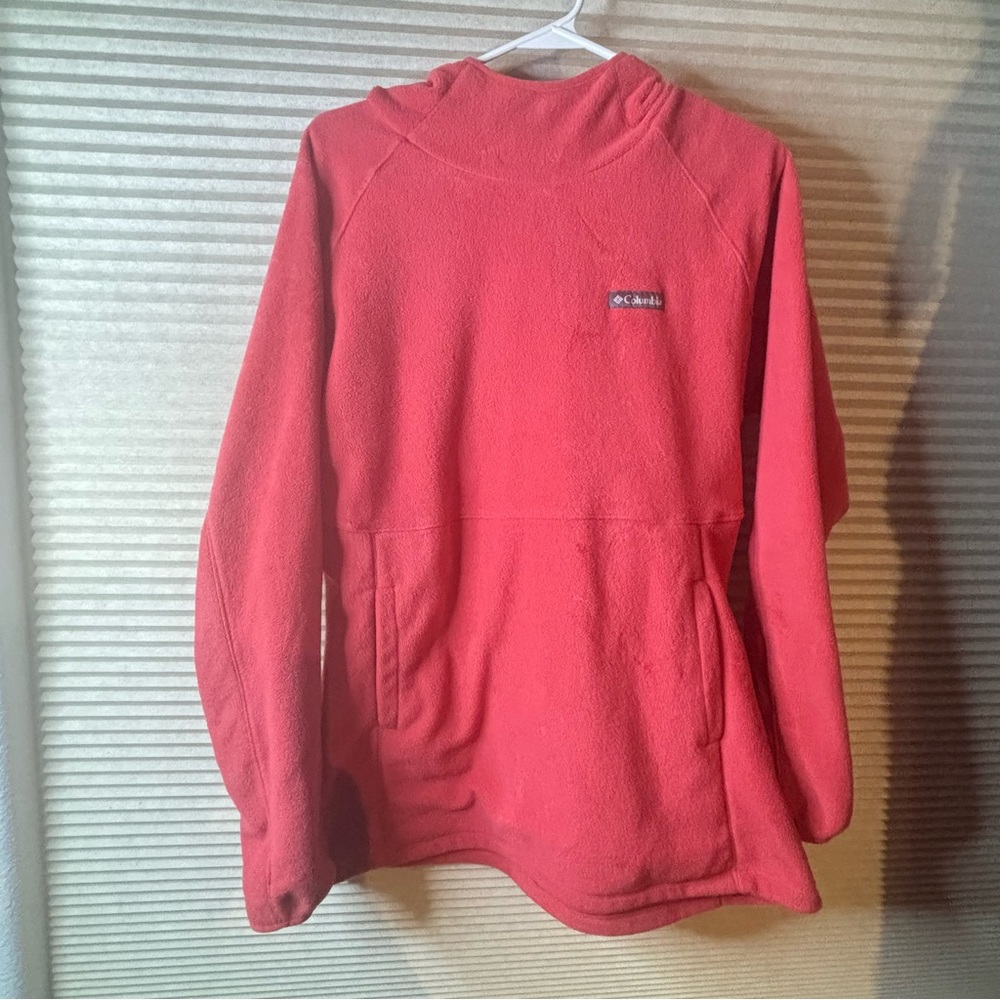 Columbia Vibrant Red Hooded Fleece
